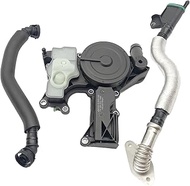 McrGinly Engine Crankcase Vent Valve Oil Separator Breather Hose Tube Kit Fit for Audi 2.0T 1.8T Q5