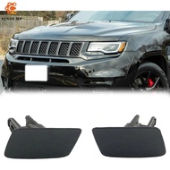 2Pcs Car Front Bumper Lamp Washer Cover 5ZL72DX8AB 5ZL73DX8AB For Jeep Grand Cherokee 2017-2021