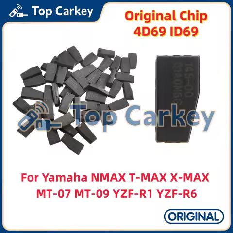 TopCarkey Original 4D69 TP31 ID69 Immobilizer Chip for Yamaha NMAX T-MAX X-MAX MT-07 MT-09 YZF-R1 YZ