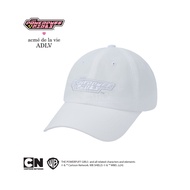 ADLV [acme de la vie] หมวก รุ่น The Powerpuff Girls X Acmedelavie Nylon Logo Ball Cap White (50022SN