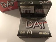 Maxell 全新庫存 罕見盒裝未拆封 DAT 空白錄音帶 10片一盒一起售