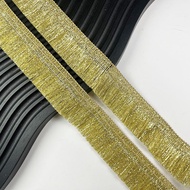 4 Yards Multicolour Polyester Tassel Lace Trim Fabric Sewing DIY Craft tablecloth Curtain Headwear D