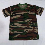 Tshirt/Inner army/askar/tentera celoreng/loreng/digital hijau cotten lenggan pendek