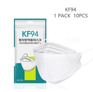 PROMO KF94 - MASKER 4PLY DR ITC ONCARE YB KOREA FISH MASK KOREA HITAM PUTIH ABU MIX