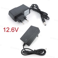 AC DC 12.6V 1A charger 12 V Volt Power wall Adapter 5.5*2.5MM 12.6V 2A For 18650 lithium battery Pack EU US Plug  SG10B