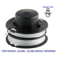 RS300 SPOOL LINE REFILL NYLON STRING GL300 GRASS TRIMMER CUTTER, 2X3M,SPARE PART ACCESSORIES GL260 BLACK AND DECKER +