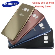Back Battery Cover For Samsung Galaxy S8 Plus S8 s8+ G950 G950F G955 G955F Glass Rear Housing Cover 