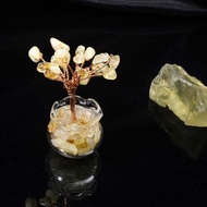 【Make a wish】黃水晶開運招財許願水晶樹 黃晶發財樹水晶擺件