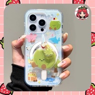 [1 SET] Magsafe Wireless Printing CUTIE COCONUT Case For Samsung a15 a16 a35 a36 a54 a55 a56 a07 a25