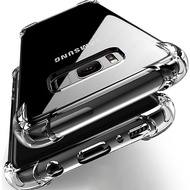 Shockproof Clear Phone Case For Samsung Galaxy Note 20 10 9 8 Ultra Lite S21 S20 S10 S9 S8 Ultra Plus S7 Edge A10s A20s A30s A50s A50 A52 A32 A02S A12 A10 A20 A22 A30 A70 A01 A11 A51 A71 A21s J2 Pro J4 J6 J8 Plus A6 A7 2018 Soft TPU Phone Back Cover