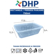 Thinwall 750ml RECTANGLE Rectangular Plastic Food Container