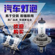 Car Headlight Bulb Low Beam High Beam Headlight Halogen Light Yellow Light 12V 24V H1 H7 9005