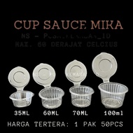 Mika Pudding 35 ml / Pudding Container / Pudding Cup / Sambal Cup / Mayonnaise Cup - 35 ml mica