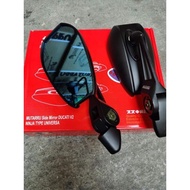 Mutarru Side mirror Ducati style (Blue lens walang grado)