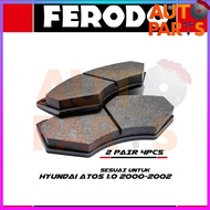 FERODO FRONT BRAKE PAD Hyundai Atos 1.0 2000-2002