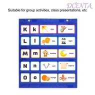DCENTA Class Magnetic Pocket Chart Versatile Pocket Chart for Students for School