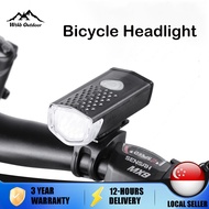 LED Bicycle Lights USB Rechargeable Mountain Bike Headlights Night Cycling Flashlight Equipment Rain