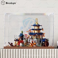 BrickLight™Acrylic display box Applicable LEGO 71814 Arena Battle: Temple City Building block model 