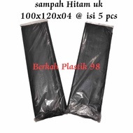 kantong Plastik sampah Uk 100x120-90x120-60x100-50x75-50x60-40x60, plastic sampah hitam