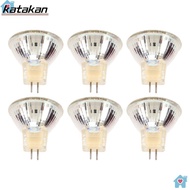 KATAKAN 6PCS MR11 LED Bulb, Glass 3W GU4 LED Bulb, Durable 12V LED Light Bulb Recessed Lighting