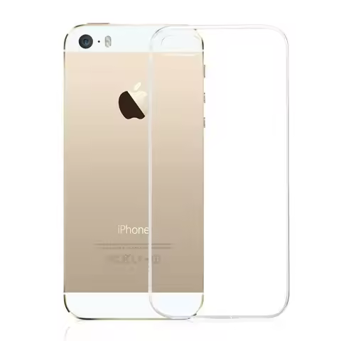 Silicon Phone Case For iPhone 5 5S 5G SE2016 Soft Clear Ultra Thin Transparent Cover 0.33MM Super Sl
