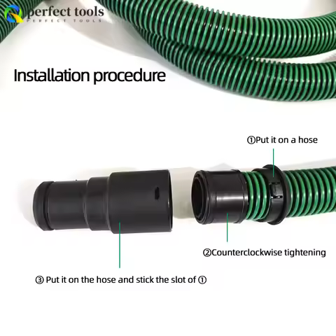 6-piece Set For FESTOOL MIRKA Dust Bucket Sandpaper Machine Dust Hose Link Connector Dust Pipe Fitti