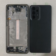 Full Housing Case Middle Frame +Battery Back Cover Rear Door With Camera Lens For Samsung Galaxy A33