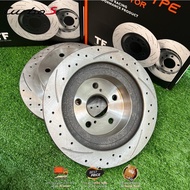 TF ​ DISC ROTOR SPORT SLOTTED &amp; DRILLED (REAR) TOYOTA VELLFIRE, ALPHARD AGH30 AYH30 GGH30