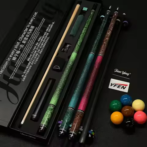 YWM Certificate Jianying Yingfeng YF-M19/20/21 1/2 Split Cue 148 cm 18-20 oz Carbon Fiber Shaft Cana
