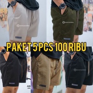 KATUN CODE P46V 1 THOUSAND GET 5 PCS PLAIN RELAXED BOARDSHORT TROUSERS SIZE MXL 5PCS Rubber cotton t