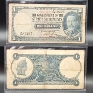 H78/49295 15-20%New 1935 Straits Settlements King George V 1Dollar (CollectiblesOnly)
