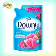 Downy - 衣物濃縮柔順劑補充裝 700ml #藍色 - 新鮮香氣 -(4902430453028) -平行進口商品