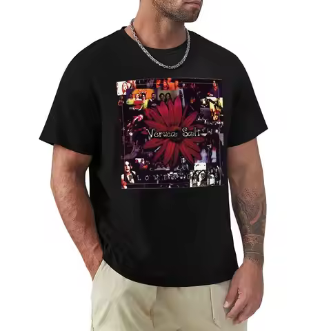 Funny Gift Veruca Grunge Salt Retro Wave T-Shirt Large Size Casual Tee Shirt