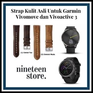 Garmin Vivomove Hr Vivoactive 3 Leather Watch Strap