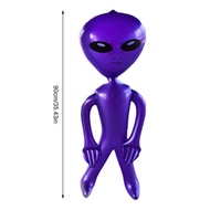 90cm Green Alien Inflate 35Inch Jumbo Green Alien Halloween Decorations Alien Balloons Photo Prop Bl