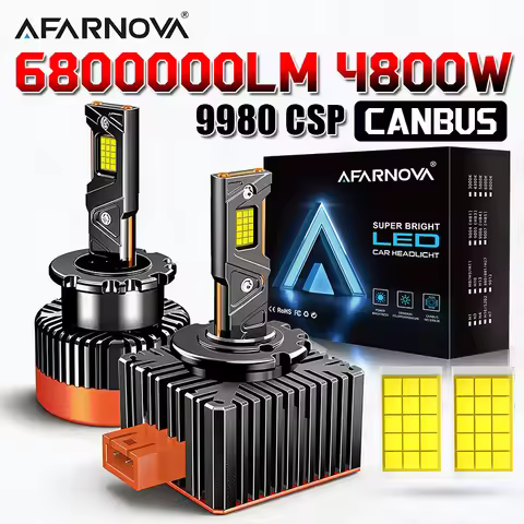 D1S D3S LED Headlight Bulbs Canbus No Error Super Bright D2S D4S D1R D3R D2R D4R UPGRADE 9980 CSP La