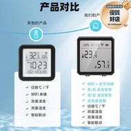塗鴉WiFi溫濕度感測器智能家居室內型溫度計顯日期數字tuya探測器