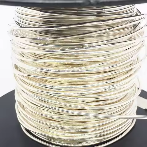 SR001 Pure Silver Audio Wire 99.999% 5N Solid Core per Meter for DIY High Fidelity Speaker Cable Or
