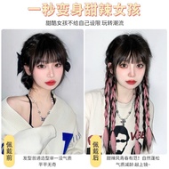 Fake Ponytail Braided Hair Double Ponytail Wig Braids Boxing Braids Dirty Braids Hair Accessories Tw