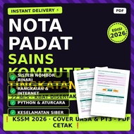[INSTANT DELIVERY] Computer Science Notes Form 1 2 3 KSSM 2026 Binary Python Networking AI | SK T1-3