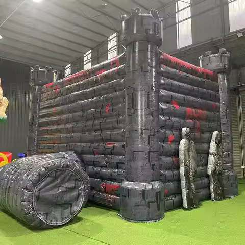 Inflatable Haunted House Air Tent Halloween Blow up Haunted House for Halloween Event Game