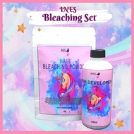 HAIR BLEACHING SET Bleach and Developer with oxidizing Hair Developer 12% Hair Bleaching Powder 40g