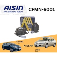 Aisin Radiator Cooling Fan Motor CFMN-6001 for Nissan Grand Livina L10 L10L Latio C11L C11 1.6 1.8 (