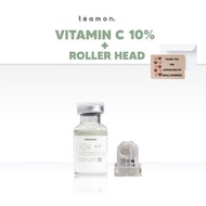 Teamon Skin Scar Roller Head + Vitamin C 10% 20ml