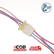 6 Pin Spool Socket Full Cable 1.25mm K15 Motor Spull Generator Socket 150cc Compatible Tiger CB150 C