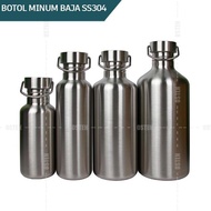 SS304 stainless steel drinking bottle without BPA Single wall stainless steel water bottle - BPA Fre