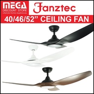 FANZTEC AIRSTREAM 40/46/52" DC CEILING FAN WITH REMOTE &amp; LIGHT