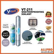 VT-211 (300ML/800G) Weatherproofing Sealant 100% Neutral Silicone Sealant MATT BLACK / MATT GREY / M