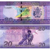 Brand New UNC 2021 Year Edition   Solomon Islands 20 Yuan paper money  P-34