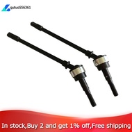 【QUT】-1Pair Stainless Steel Cvd Drive Shaft Front Axle Rc Parts for Axial Scx10 Crawler Rc Car